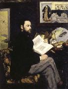 Edouard Manet Portrait of Emile Zola France oil painting artist